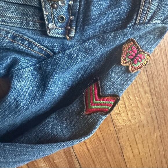 Vintage Zoey 101 Jean Hooded Jacket Sz L - Picture 5 of 9